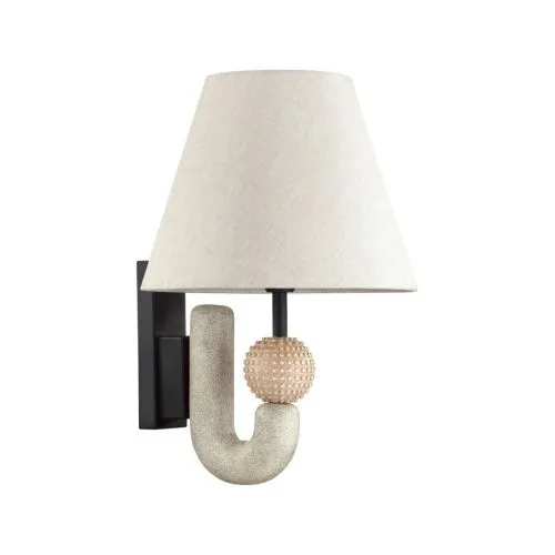 Бра ODEON LIGHT EXCLUSIVE  5410/1W Bagel текстиль/бежевый 
